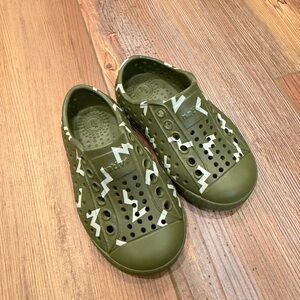 Natives Green Slip-On Shoes